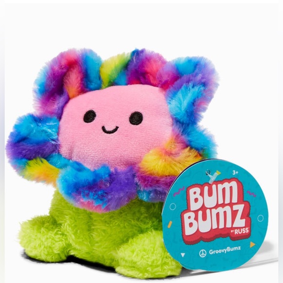 Russ Other - NWT 5” Faye the Psychedelic Flower Groovybumz — Kellytoy Bum Bumz